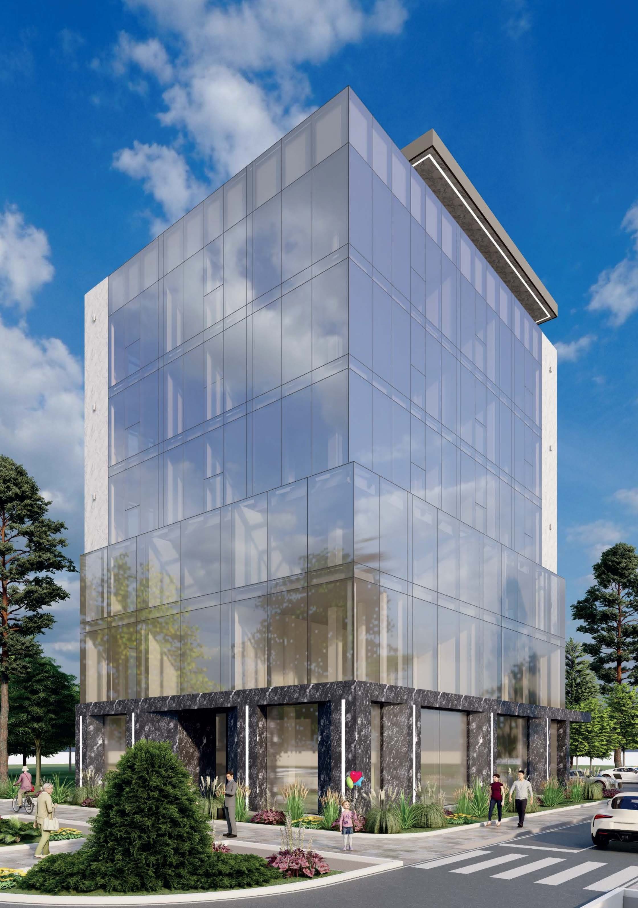 Бизнес-центр Monterra - дневной вид